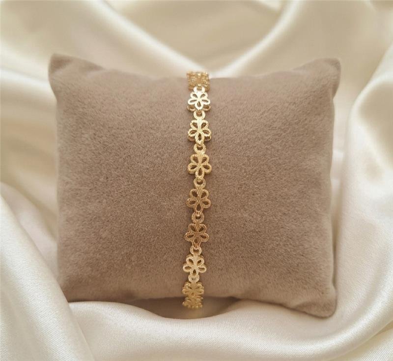 Pulseira trevos vazados